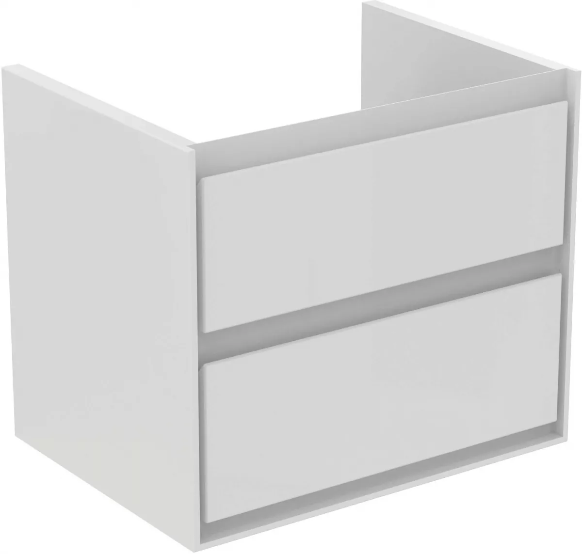 Mobilier pentru lavoar - Dulap pentru lavoar, suspendat, alb, 60 cm din mdf, Ideal Standard Connect Air,