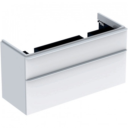 Mobilier baie - Dulap baie suspendat Geberit Smyle Square pentru lavoar, 120 cm, alb