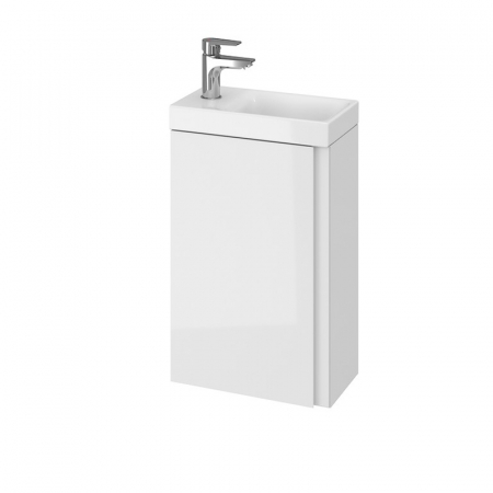 Mobilier pentru lavoar - Dulap baie suspendat Cersanit Moduo 40 pentru lavoar, alb