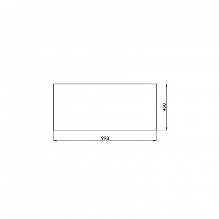Dulap baie suspendat Cersanit Crea 100 cm pentru lavoar pe blat, alb [5]