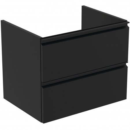 Mobilier pentru lavoar - Dulap baie suspendat Ideal Standard Tesi pentru lavoar, 60 cm, MDF, negru mat