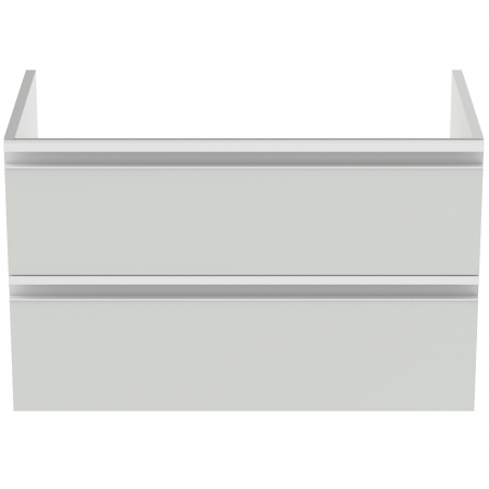 Dulap baie suspendat Ideal Standard Tesi pentru lavoar, 80 cm, MDF, gri deschis lucios [1]