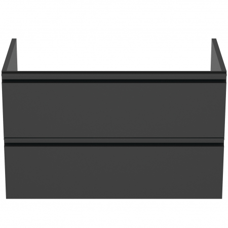 Dulap baie suspendat Ideal Standard Tesi pentru lavoar, 80 cm, MDF, negru mat [1]