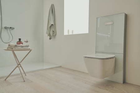 Modul Ideal Standard NeoX pentru vas wc suspendat, sticla alba, actionare pneumatica [5]