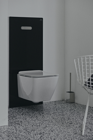 Modul Ideal Standard NeoX pentru vas wc suspendat, sticla neagra, actionare pneumatica [5]