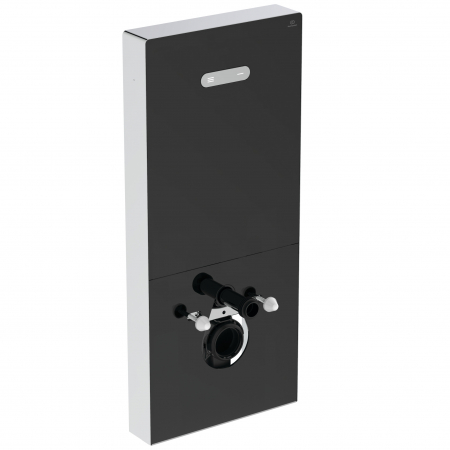 Rezervoare aparente - Modul Ideal Standard NeoX pentru vas wc suspendat, sticla neagra, actionare pneumatica