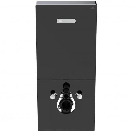 Modul Ideal Standard NeoX pentru vas wc suspendat, sticla neagra, actionare pneumatica [1]