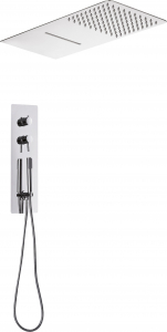 Sisteme de dus incastrate - Set de dus incastrat culoare crom Deante, Slim Line