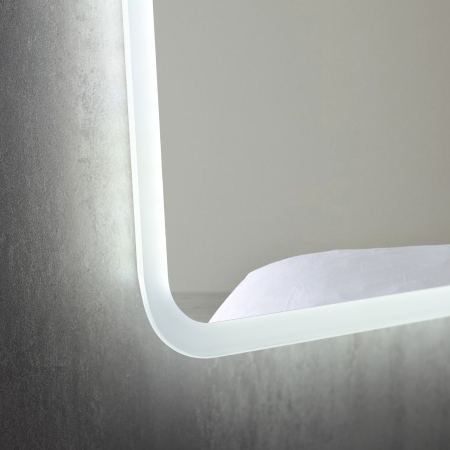 Oglinda baie 80x60 cm, cu iluminare LED, functie dezaburire si intrerupator touch, Belform Atlantis [6]