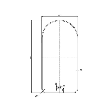 Oglinda baie 50x100 cm, dezaburire, ceas și bluetooth, lumina interna și ambientala, rama bronz, Fuminia Cosimo [1]