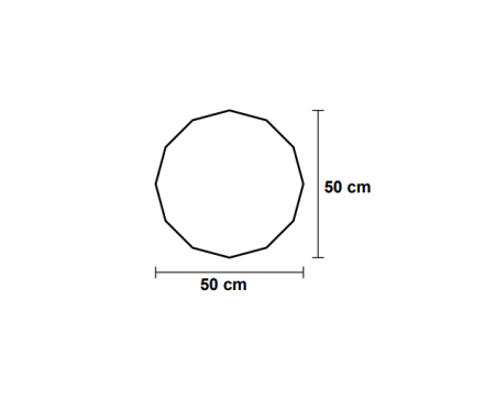 Oglinda baie cu cu iluminare LED si functie dezaburire 50 cm, rotunda, VivoTouch [3]