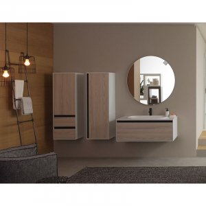 Oglinda baie 80 cm cu LED rotunda Kolpasan, Pandora [1]