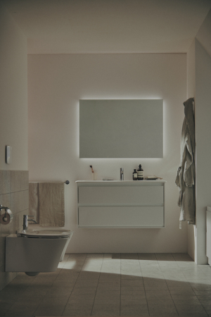 Oglinda dreptunghiulara cu iluminare LED si dezaburire Ideal Standard Mirror&Light Ambient 100 cm [1]