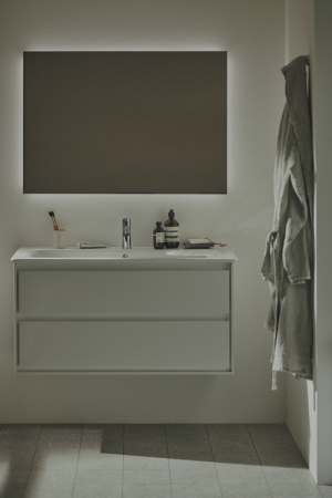 Oglinda dreptunghiulara cu iluminare LED si dezaburire Ideal Standard Mirror&Light Ambient 100 cm [3]