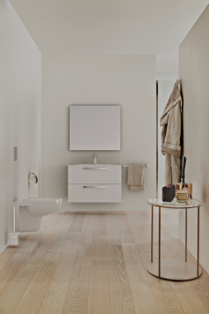 Oglinda dreptunghiulara cu iluminare LED si dezaburire Ideal Standard Mirror&Light Ambient 80 cm [1]