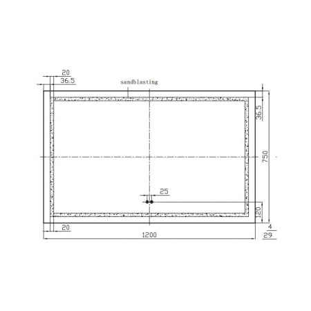 Oglinda dreptunghiulara 120 cm cu iluminare LED si dezaburire, Fluminia, Ando [1]