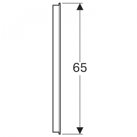 Oglinda dreptunghiulara 60 cm cu iluminare LED si dezaburire Geberit, Option Basic [3]