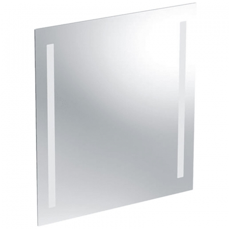Mobilier baie - Oglinda dreptunghiulara 60 cm cu iluminare LED si dezaburire Geberit, Option Basic