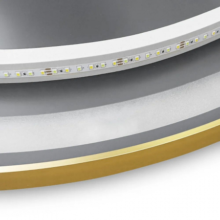 Oglindă LED 60cm MMJ BRUSH GOLD [7]