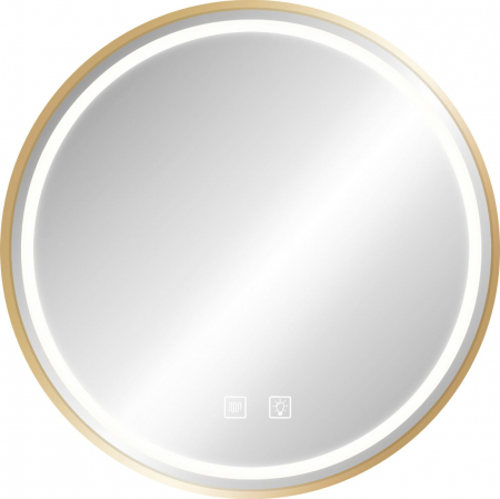 Oglindă LED 60cm MMJ BRUSH GOLD [8]