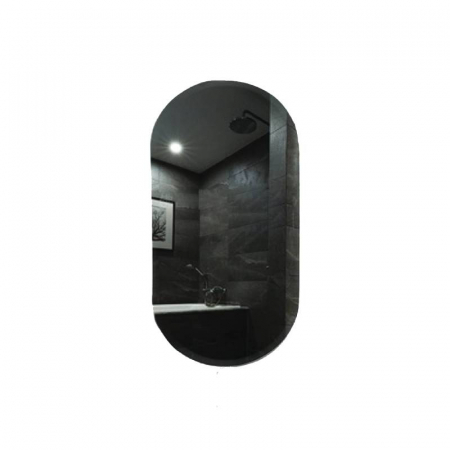 Mobilier baie - Oglinda ovala cu iluminare LED 3 culori si dezaburire, 60 cm, Fluminia Dali Ambient