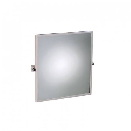 Oglinzi baie - Oglinda speciala pentru persoanele cu dizabilitati cu inclinare reglabila, Thermomat, 60,7 x 65,7 cm, alb