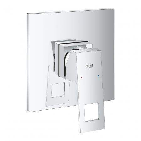 Baterii dus - Baterie dus Grohe Eurocube incastrata pentru corp ingropat, crom