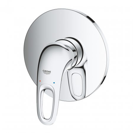 Baterie dus Grohe Eurostyle incastrata pentru corp ingropat, crom [2]