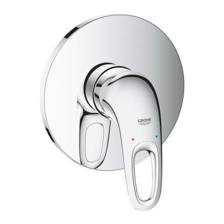 ORNAMENT BATERIE - Baterie dus Grohe Eurostyle incastrata pentru corp ingropat, crom