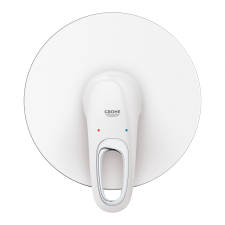 Baterie dus Grohe Eurostyle incastrata pentru corp ingropat, alb [1]