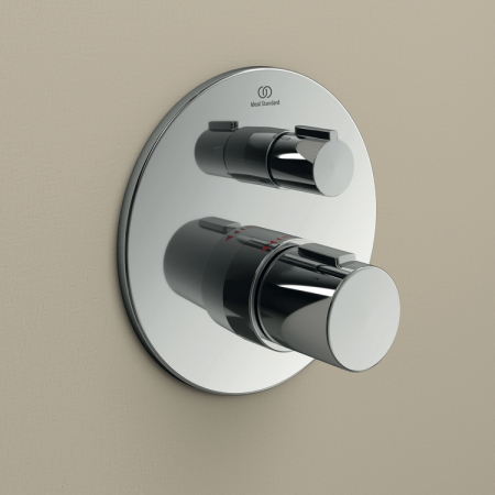 Baterie cada sau dus termostatata Ideal Standard Ceratherm T100 crom lucios [2]