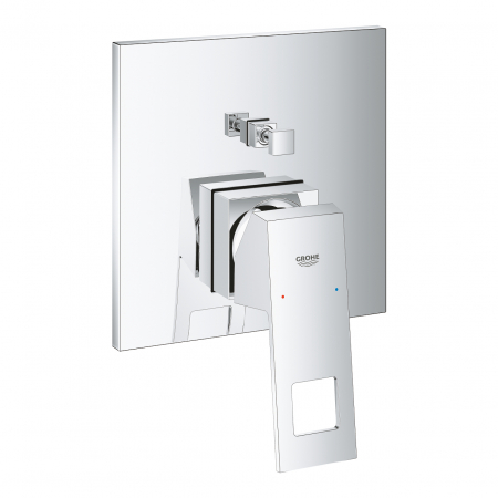 Baterii cada - Baterie cada sau dus Grohe Eurocube incastrata pentru corp ingropat, cu 2 căi, crom