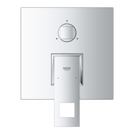 Baterie cada sau dus Grohe Eurocube incastrata pentru corp ingropat, cu 3 căi, crom [1]