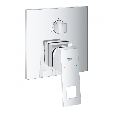 Baterii cada - Baterie cada sau dus Grohe Eurocube incastrata pentru corp ingropat, cu 3 căi, crom