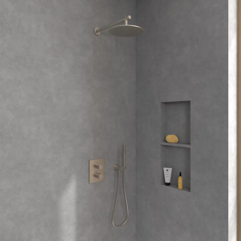 Palarie de dus 25 cm, nichel periat, rotunda, Villeroy&Boch Universal Showers [1]