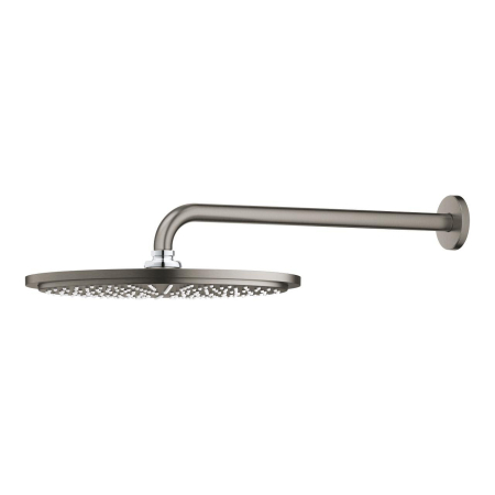 Palarie de dus rotunda 310 mm, grafit inchis periat, brat 380 mm, Grohe Rainshower Cosmopolitan 310 [2]