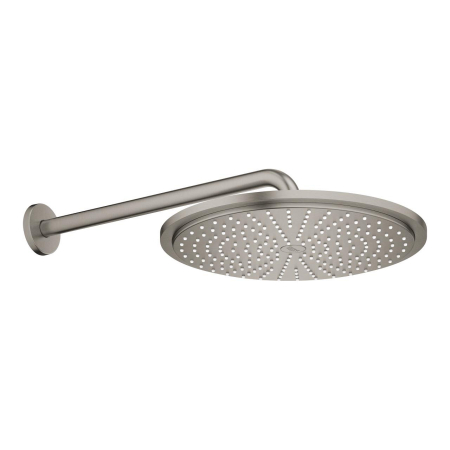 Palarie de dus rotunda 310 mm, grafit inchis periat, brat 380 mm, Grohe Rainshower Cosmopolitan 310 [1]