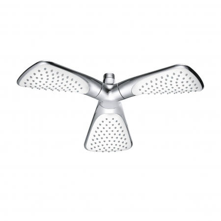 Baie - Palarie dus cu 3 brate Kludi Fizz crom/alb diametru 290 mm