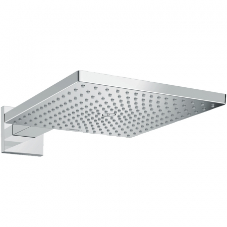 Brate si palarii dus - Palarie dus patrata crom lucios Hansgrohe, Raindance E 300