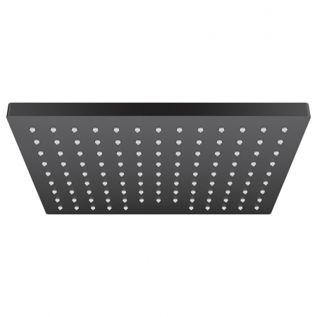 Brate si palarii dus - Palarie dus patrata negru mat 1 jet Hansgrohe, Vernis Shape 230