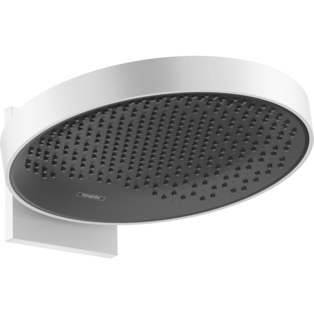 Brate si palarii dus - Palarie dus rotunda alb mat Ø 360 mm Hansgrohe Rainfinity 26230700