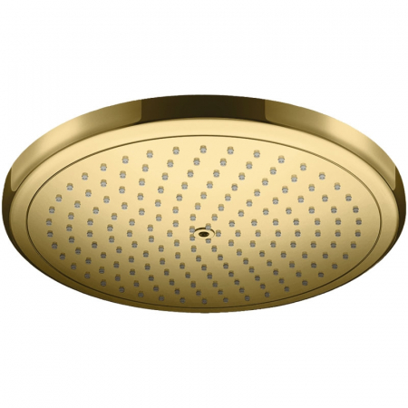 Brate si palarii dus - Palarie dus rotunda auriu lucios Hansgrohe, Croma 280