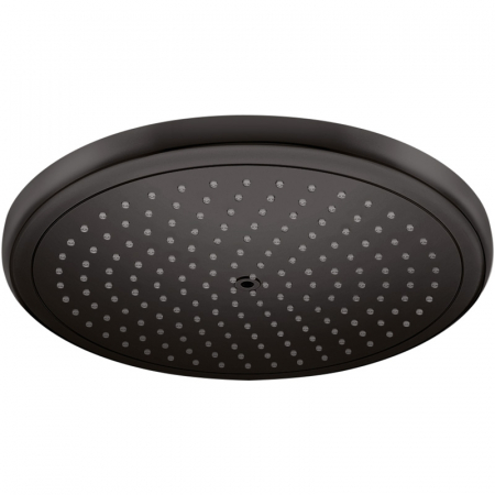 Brate si palarii dus - Palarie dus rotunda negru mat Hansgrohe, Croma 280
