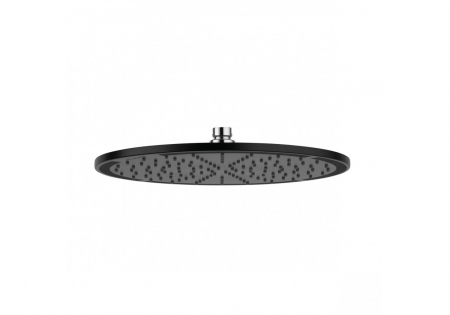 Brate si palarii dus - Palarie dus rotunda negru mat Ø 300 mm Kludi A-QA 6433087-00