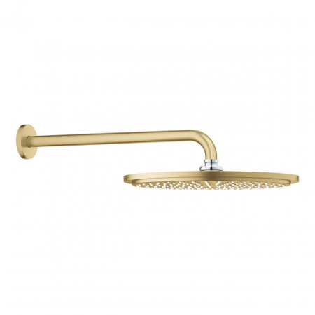 Brate si palarii dus - Palarie si brat de dus Grohe Rainshower Cosmopolitan 310 auriu periat Cool Sunrise