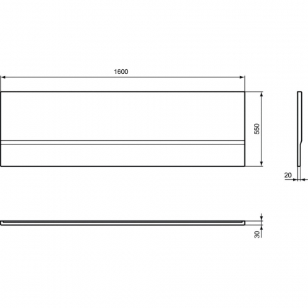 Masca frontala cada 160 cm Ideal Standard Hotline New [4]