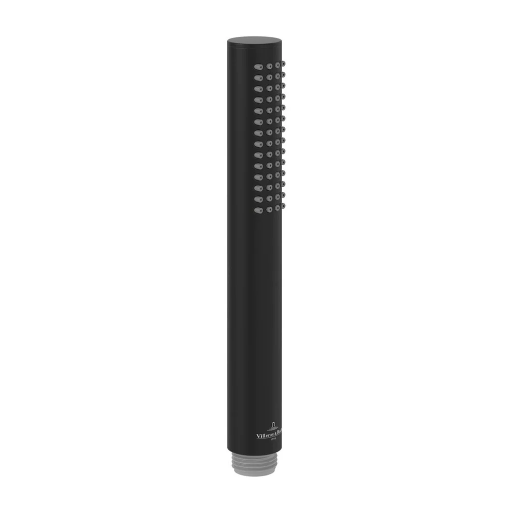Pare, furtunuri și accesorii pentru duș - Para de dus cu 1 jet, tip baton, negru mat, Villeroy&Boch Verve