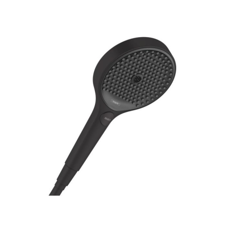 Pare, furtunuri și accesorii pentru duș - Para de dus cu 3 jet, negru mat, Hansgrohe Rainfinity 130 EcoSmart Selec