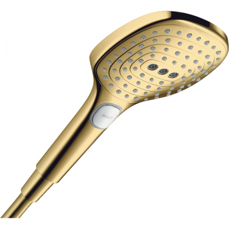Pare, furtunuri și accesorii pentru duș - Para dus culoare auriu lucios Hansgrohe, Raindance Select E 120