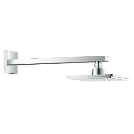 Brate si palarii dus - Palarie dus rotunda crom Ø 150 mm cu brat de dus Grohe Euphoria Cube